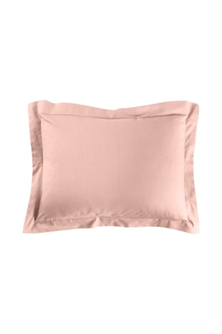 Taie d'oreiller en coton 57 fils/cm² Lina - Rose