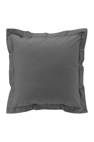 Taie d'oreiller en percale de coton 78 fils/cm² Percaline - Gris
