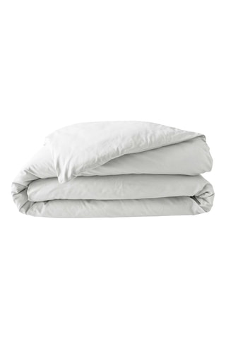 Housse de couette en percale de coton 78 fils/cm² Percaline - Blanc