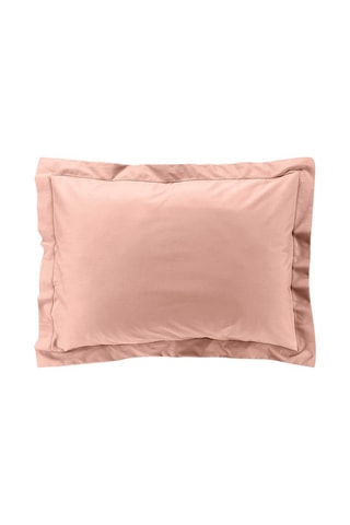 Taie d'oreiller en percale de coton 78 fils/cm² Percaline - Rose