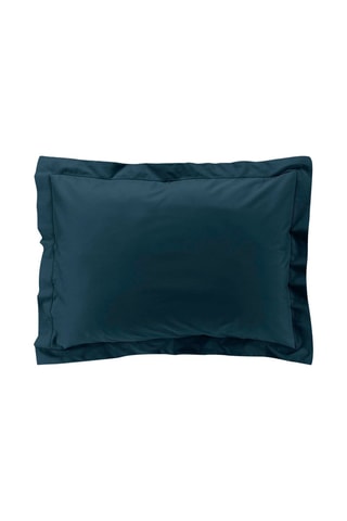 Taie d'oreiller en percale de coton 78 fils/cm² Percaline - Bleu nuit