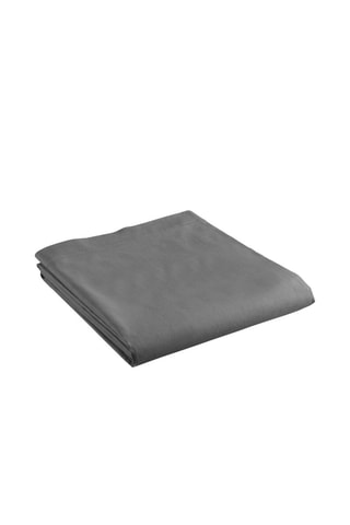 Drap plat en coton 57 fils/cm² Lina - Anthracite