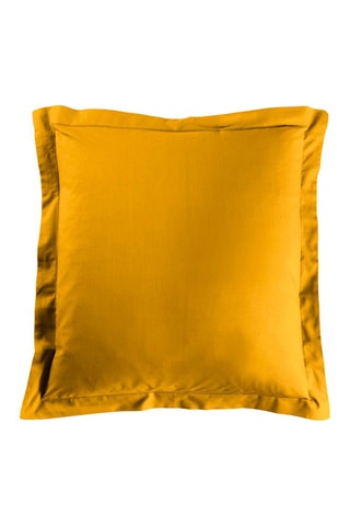 Taie d'oreiller en coton 57 fils/cm² Lina - Curry
