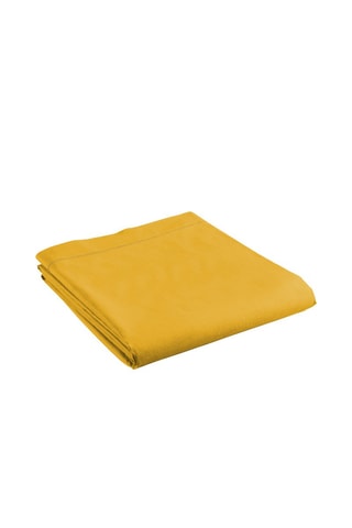 Drap plat en coton 57 fils/cm² Lina - Curry