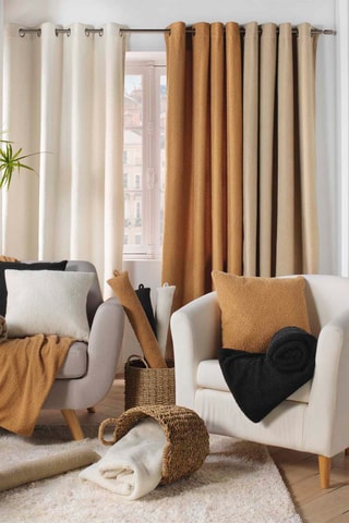 Plaid Wooly Beige - 125 x 150 cm