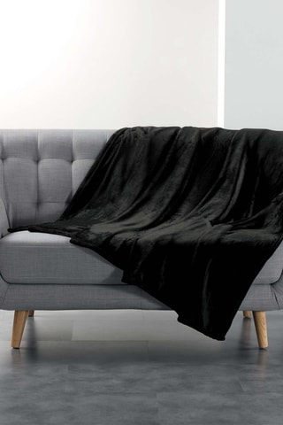 Plaid Flanou - Noir - 180 x 220 cm