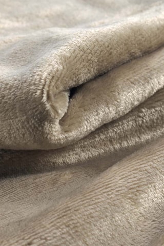 Plaid Flanou Taupe - 125 x 150 cm