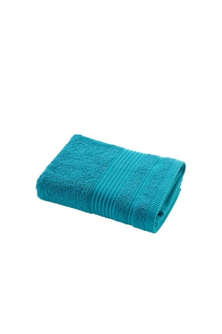 Serviette de toilette Tendresse - Bleu canard