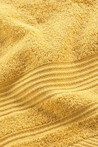 Serviette de toilette Tendresse - Jaune - 50 x 90 cm