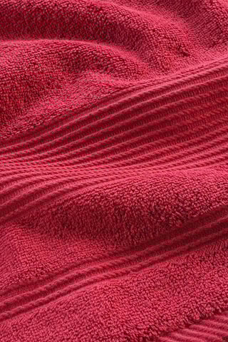 Drap de bain Tendresse - Framboise - 90 x 150 cm