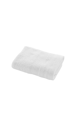 Serviette de toilette en coton biologique Excellence - Blanc
