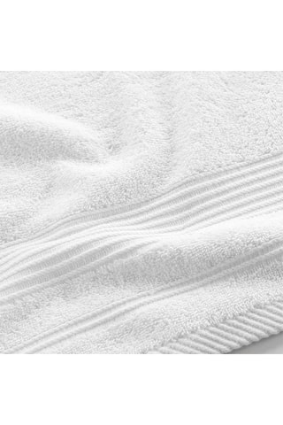 Serviette de toilette en coton biologique Excellence - Blanc