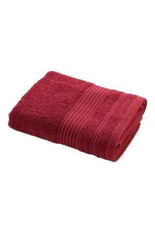 Serviette de toilette Tendresse - Framboise - 50 x 90 cm