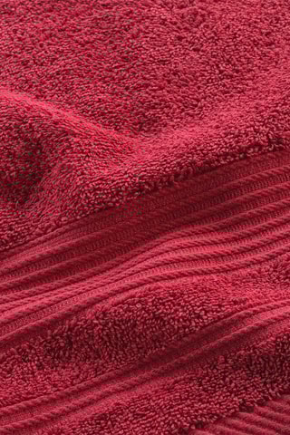 Serviette de toilette Tendresse - Framboise - 50 x 90 cm