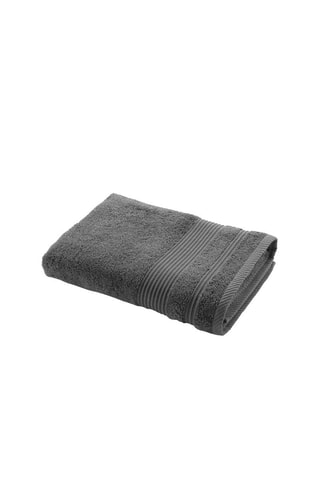 Drap de douche Tendresse - Anthracite - 70 x 130 cm