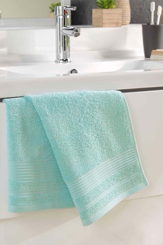 Serviette de toilette Tendresse - 
Céladon - 50 x 90 cm