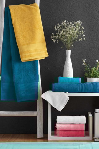 Drap de bain Tendresse - Terracotta - 90 x 150 cm