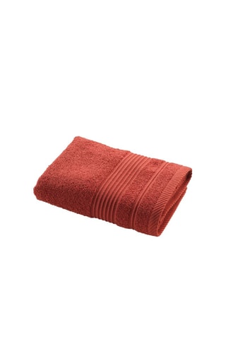Serviette de toilette Tendresse - 
Terracotta - 50 x 90 cm