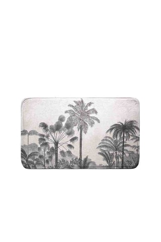 Tapis de bain Cocoty - 45 x 75 cm - Ecru et noir