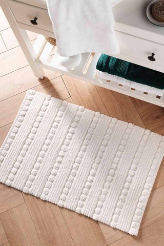Tapis de bain Cleonis - Beige - 50 x 80 cm