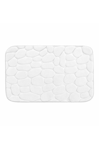 Tapis de bain Ricochet - Blanc - 50 x 80 cm