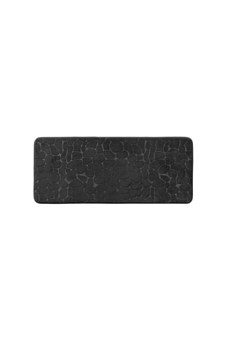 Tapis de bain Ricochet - Noir - 50 x 120 cm