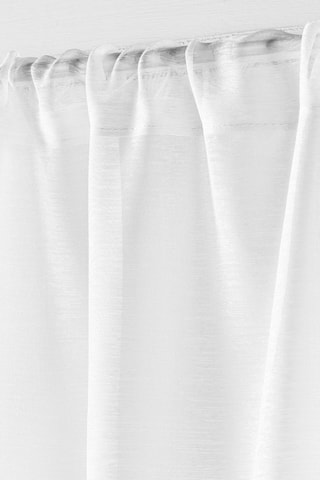 2 voilages Lissea - Blanc - 70 x 200 cm