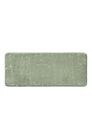 Tapis de bain Ricochet - Sauge - 50 x 120 x 1 cm