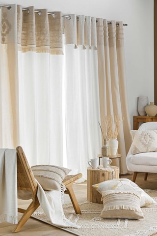 Coussin Milano - Naturel - 45 x 45 x 15 cm