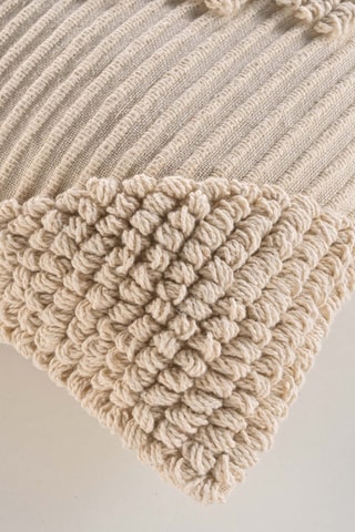 Coussin Kamary - Naturel - 45 x 45 x 15 cm