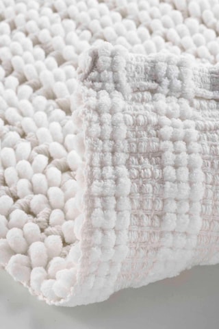 Tapis de bain Voltis - Blanc - 50 x 80 x 0,8 cm