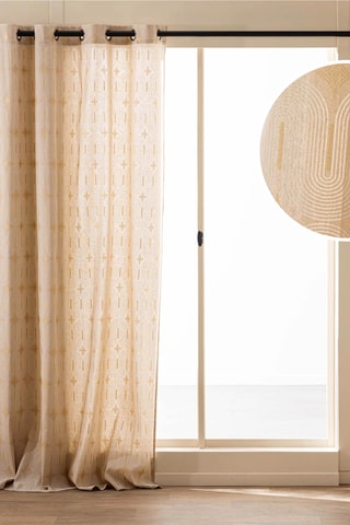 Rideau Ondine - Blanc - 140 x 240 cm