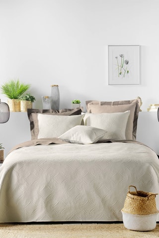 Ensemble couvre-lit Romane - Blanc