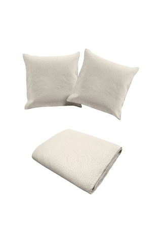Ensemble couvre-lit Romane - Blanc