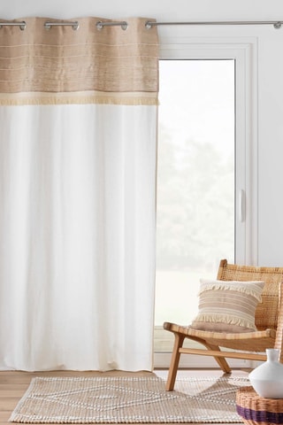 2 rideaux Cirrus - Naturel - 140 x 240 cm