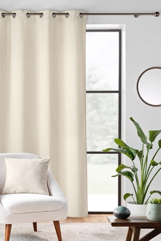 2 rideaux Nils - Naturel - 140 x 260 cm