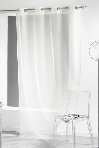 2 x Voilage Lissea - Ecru - 140 x 240 cm