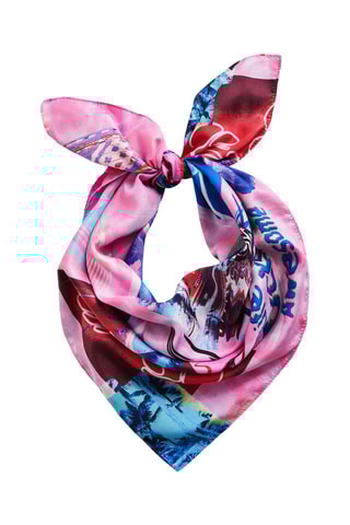 Sjaal Roze en Blauw