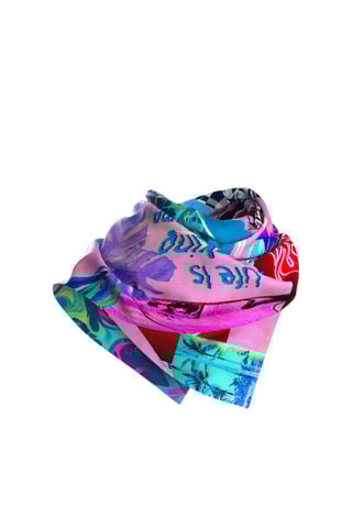 Sjaal Roze en Blauw