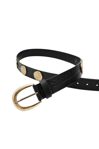 Leren Riem Zwart