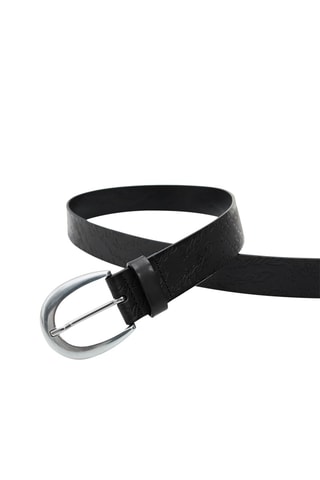Leren Riem Zwart