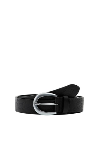 Leren Riem Zwart