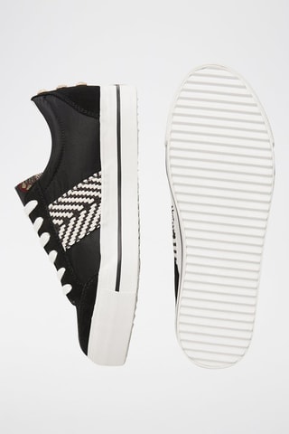 Platform Sneakers Zwart en Wit