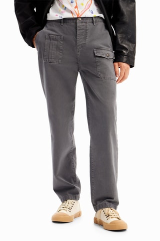 Rechte Broek - Grijs