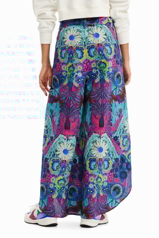 Broek met Hoge Taille - Turquoise