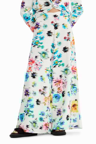 Broek Hoge Taille - Wit