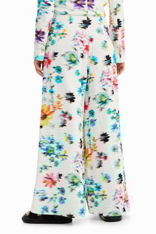 Broek Hoge Taille - Wit