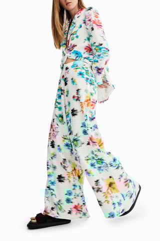 Broek Hoge Taille - Wit