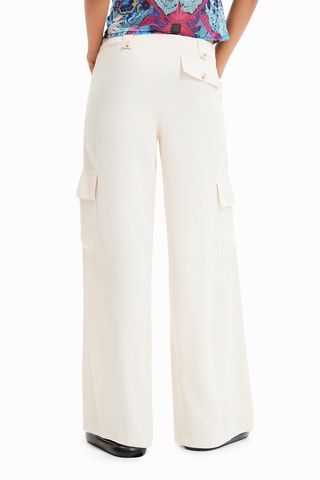Broek Hoge Taille - Wit