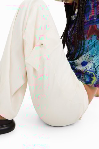 Broek Hoge Taille - Wit